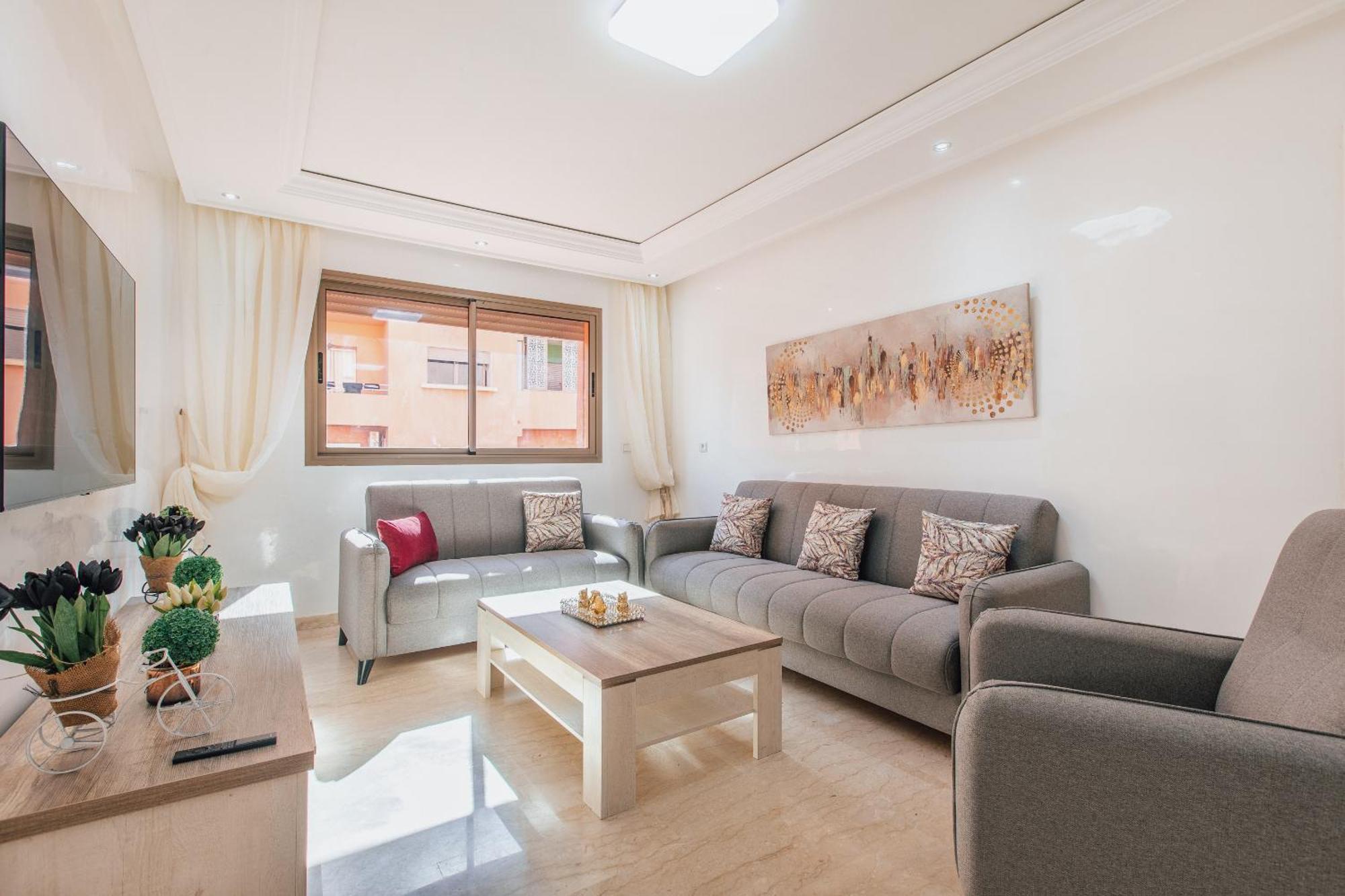 Migdal Gueliz Apart Hotel Marrakesh Bagian luar foto
