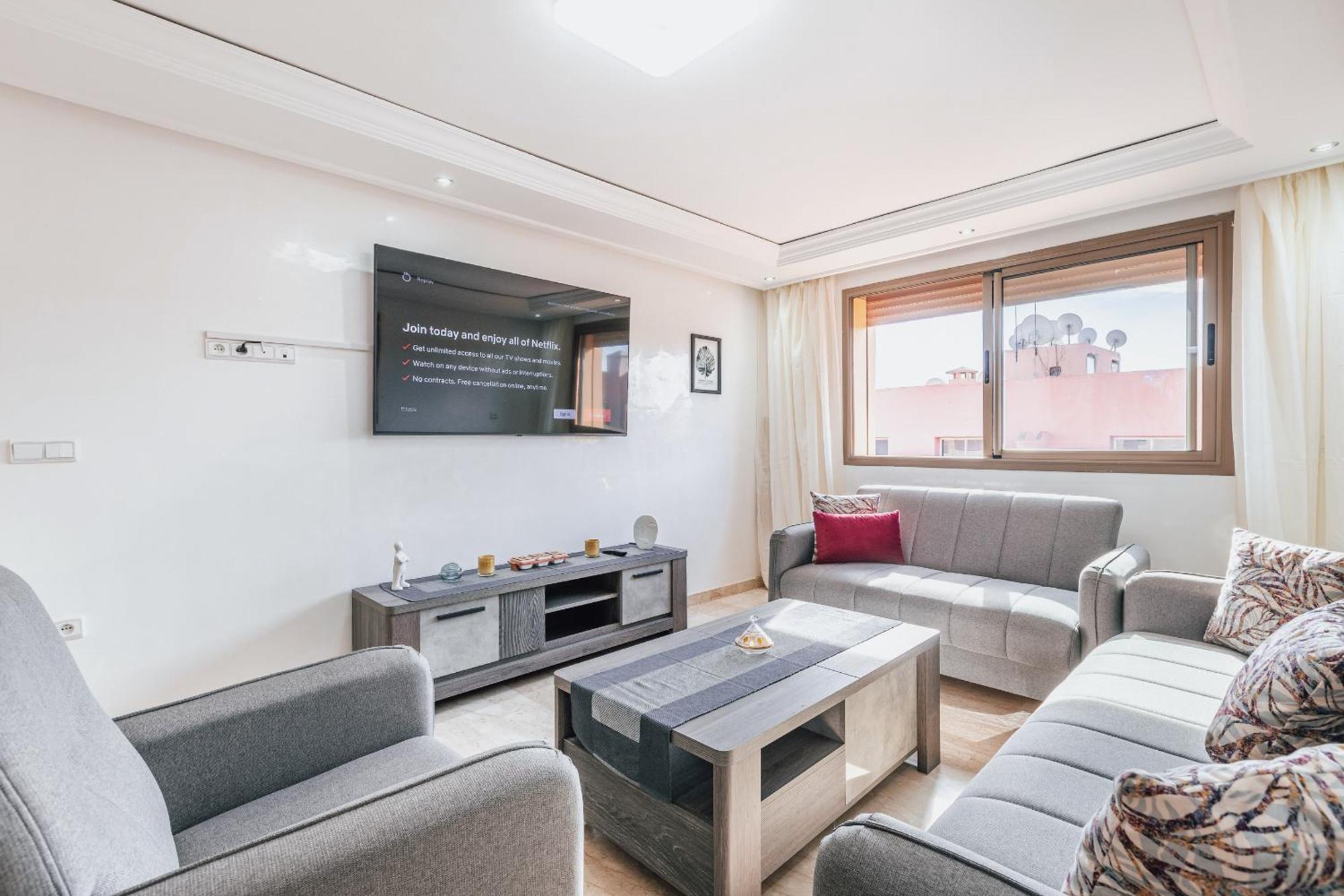 Migdal Gueliz Apart Hotel Marrakesh Bagian luar foto