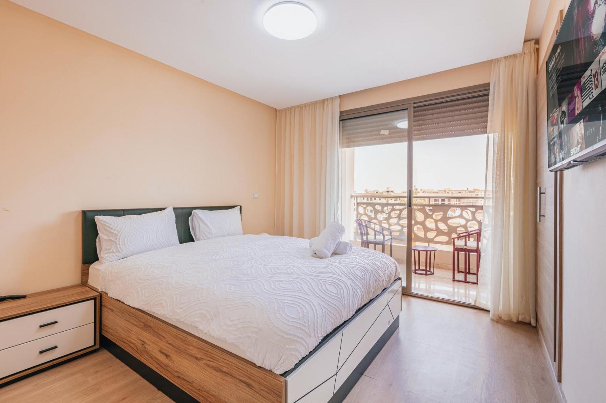 Migdal Gueliz Apart Hotel Marrakesh Bagian luar foto